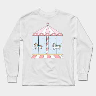 Riding a merry-go-round is healing Long Sleeve T-Shirt